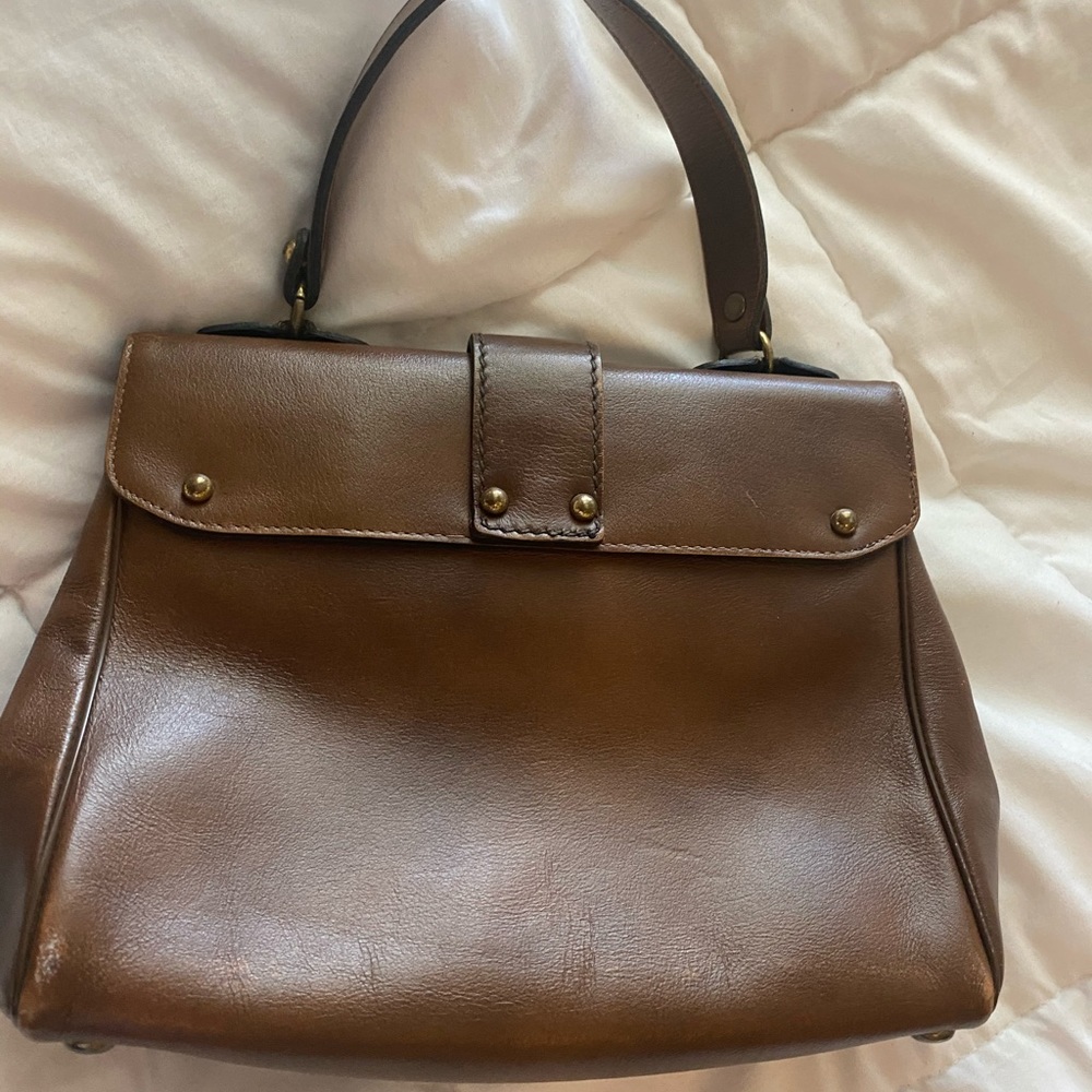 Vintage Brown leather bag - Picture 6 of 6